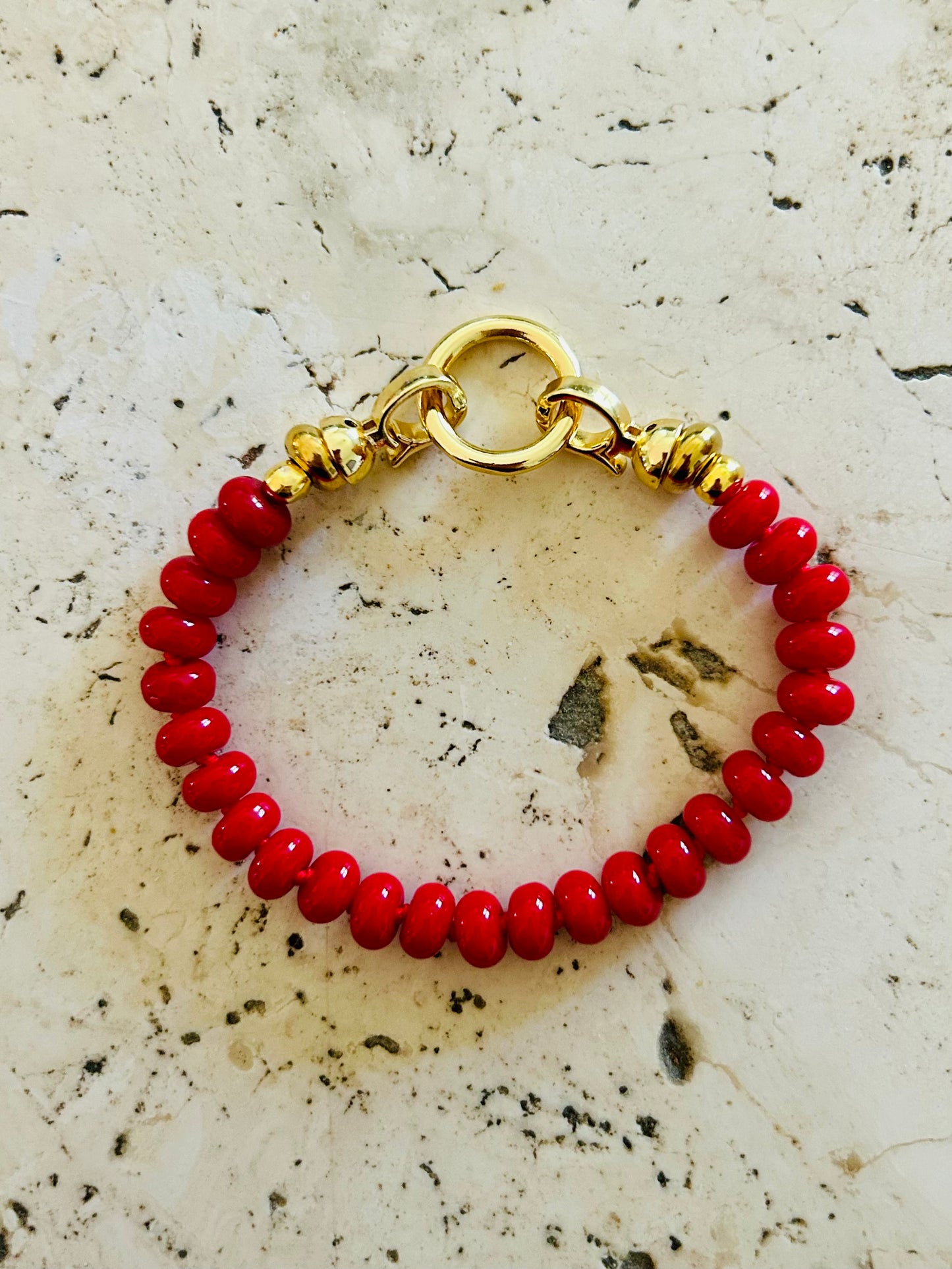 A600- Bracelet Rouge carmin