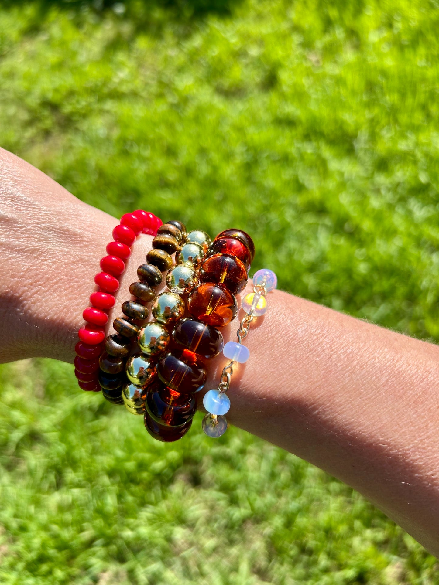 A601 - Bracelet Ambar Rouge