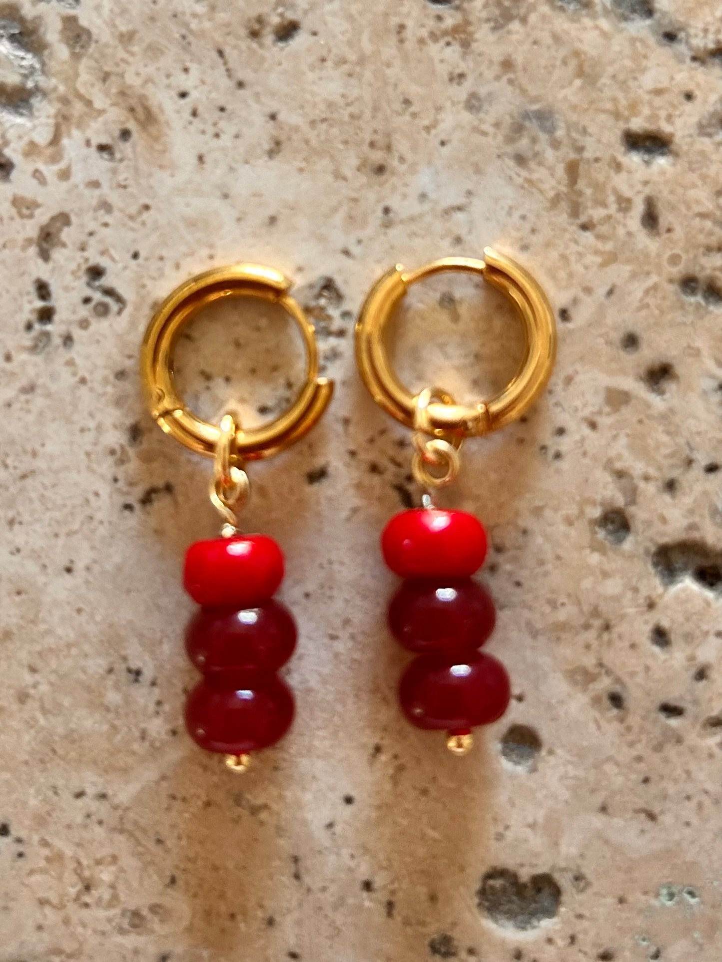 Candy drop rouge profond